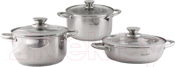 Изображение товара Набор кастрюль Galaxy GL 9505
