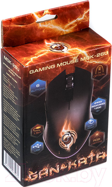 Изображение товара Мышь Dialog Gan-Kata MGK-26U (черный)