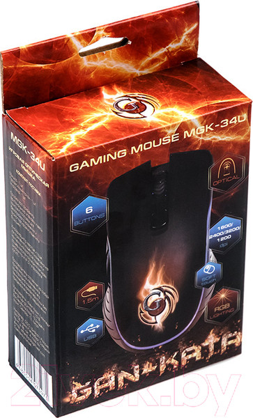 Изображение товара Мышь Dialog Gan-Kata MGK-34U (черный)