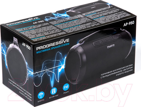 Изображение товара Портативная колонка Dialog Progressive AP-950