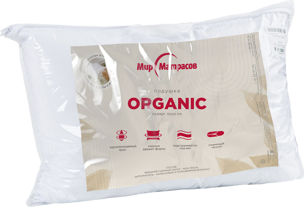 Изображение товара Подушка для сна Мир матрасов Organic