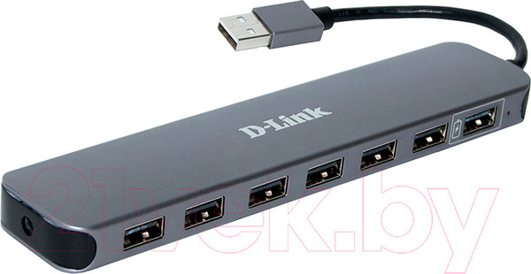 Изображение товара USB-хаб D-Link DUB-H7/E1A