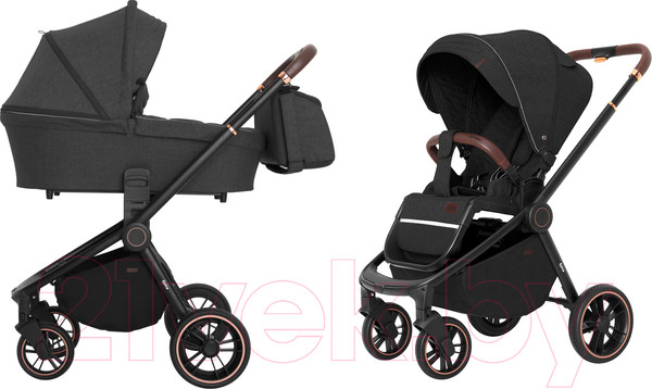 Изображение товара Детская универсальная коляска Carrello Epica 2 в 1 / CRL-8510/1 (Space Black)