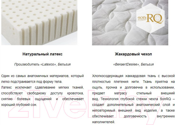 Изображение товара Наматрасник ортопедический Sonit Релакс Латекс 80x200