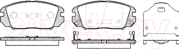 Изображение товара Тормозные колодки Stellox 002006SX