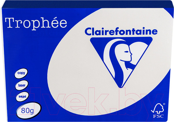 Изображение товара Бумага Trophee A4 80г/м 500л / 1788 (жемчужно-серый)