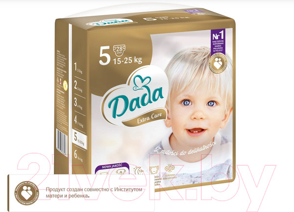 Изображение товара Подгузники детские Dada Extra Care Junior 5 (28шт)