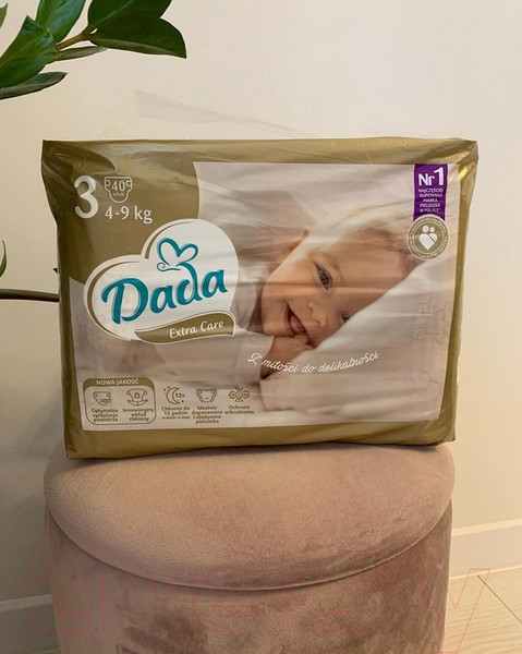 Изображение товара Подгузники детские Dada Extra Care Midi 3 (40шт)
