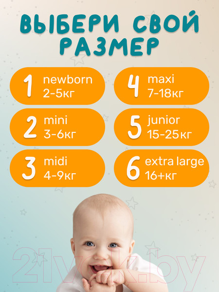Изображение товара Подгузники детские Dada Extra Care Midi 3 (40шт)