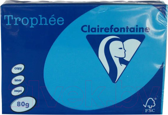 Изображение товара Бумага Trophee A4 80г/м 500л / 1781C (ярко-синий)