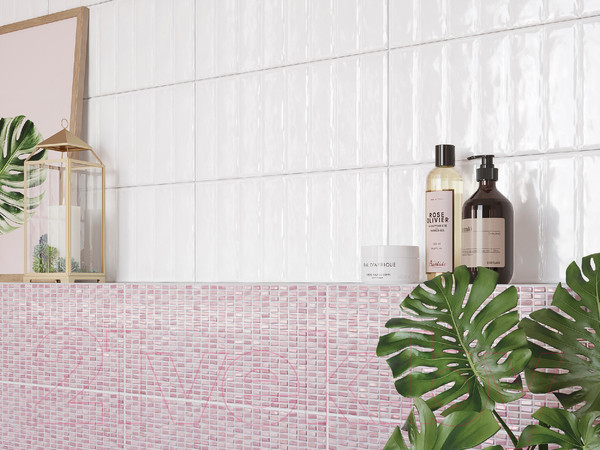 Изображение товара Плитка Cersanit Pudra Рельеф PDG072D (200x440, розовый)