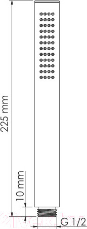 Изображение товара Лейка ручного душа Wasserkraft A137