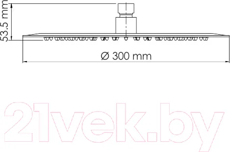 Изображение товара Лейка верхнего душа Wasserkraft A116