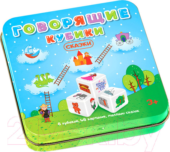 Изображение товара Развивающий игровой набор Десятое королевство Говорящие кубики. Сказки / 03551