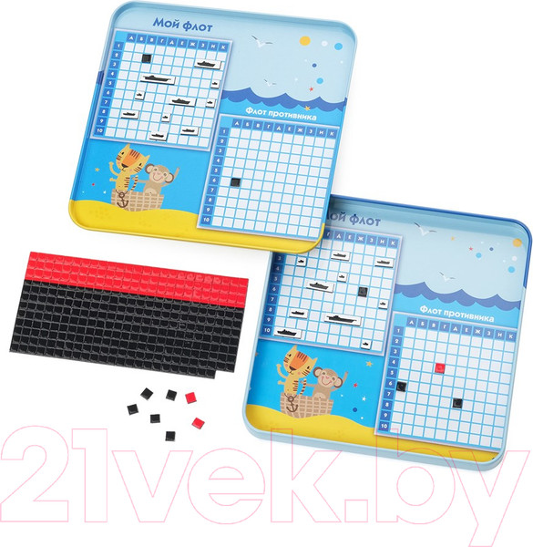 Изображение товара Развивающая игрушка Bumbaram Магнитная игра. Морской бой / BUM-IM-1005