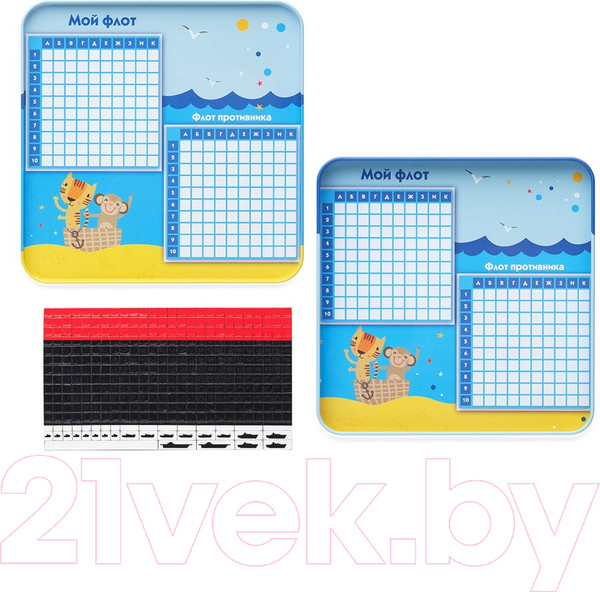 Изображение товара Развивающая игрушка Bumbaram Магнитная игра. Морской бой / BUM-IM-1005