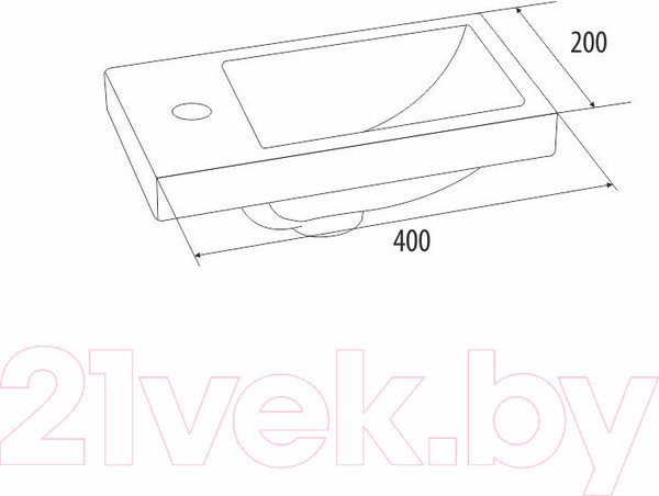 Изображение товара Умывальник IDDIS 0014000U28