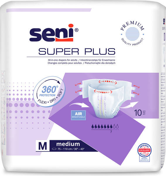Изображение товара Подгузники для взрослых Seni Super Plus Medium (10шт)