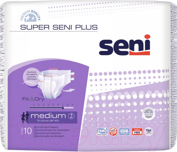Изображение товара Подгузники для взрослых Seni Super Plus Medium (10шт)