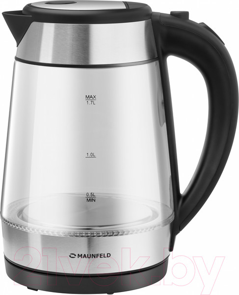 Изображение товара Электрочайник Maunfeld MGK1710GS (прозрачное стекло)