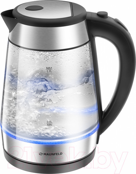 Изображение товара Электрочайник Maunfeld MGK1710GS (прозрачное стекло)