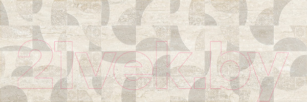 Изображение товара Декоративная плитка Beryoza Ceramica Травертин 2 кремовый (250x750)