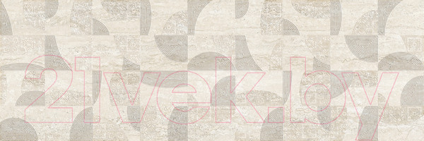 Изображение товара Декоративная плитка Beryoza Ceramica Травертин 2 кремовый (250x750)