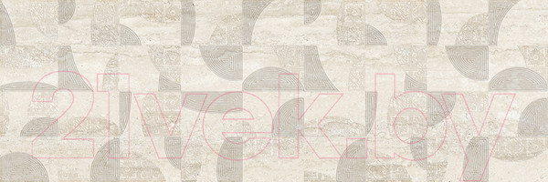 Изображение товара Декоративная плитка Beryoza Ceramica Травертин 2 кремовый (250x750)