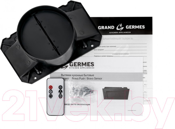 Изображение товара Вытяжка скрытая Germes Bravo Sensor 60 (черный)