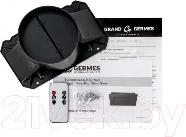 Изображение товара Вытяжка скрытая Germes Bravo Sensor 60 (белый)
