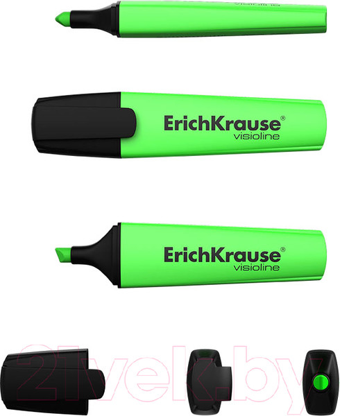 Изображение товара Текстовыделитель Erich Krause V-12 / 32497 (зеленый)