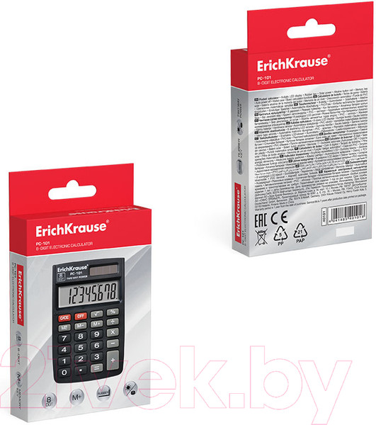 Изображение товара Калькулятор Erich Krause PC-101 / ЕК40101