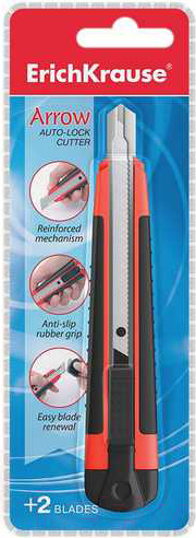 Изображение товара Нож канцелярский Erich Krause Arrow / 19153