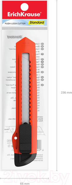 Изображение товара Нож канцелярский Erich Krause Standard / 19145