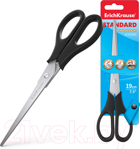 Изображение товара Ножницы канцелярские Erich Krause Standard / 21881