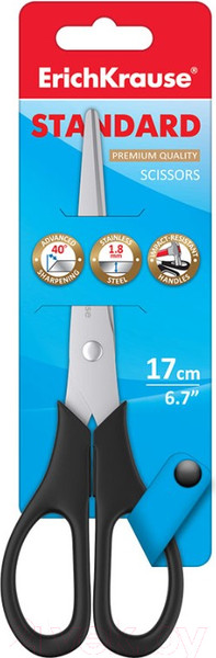 Изображение товара Ножницы канцелярские Erich Krause Standard / 14861