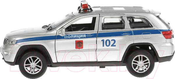 Изображение товара Автомобиль игрушечный Технопарк Geep Grand Cherokee Полиция / CHEROKEE-12SLPOL-SL