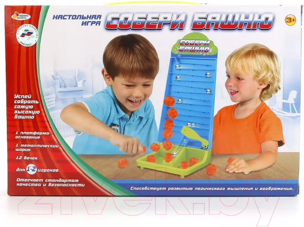 Изображение товара Настольная игра Играем вместе Собери башню / B881075-R