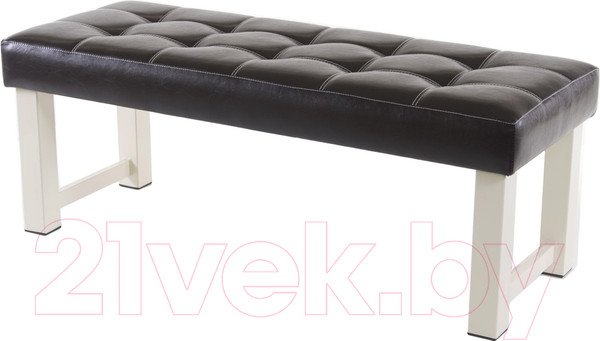 Изображение товара Банкетка AMC Lux 4 кожзам / 4.1А12032 (бежевый/коричневый)