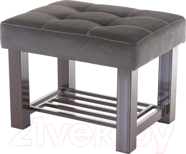 Изображение товара Банкетка AMC Lux 4 ткань с полкой / 4.2Б60222 (коричневый/коричневый/коричневый)