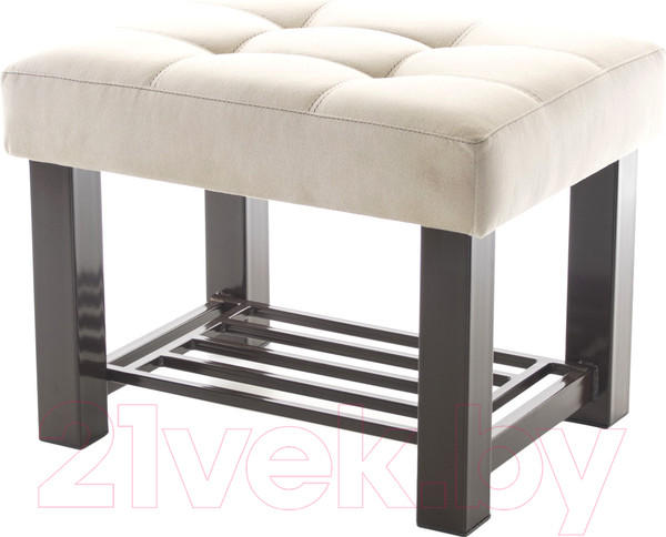 Изображение товара Банкетка AMC Lux 4 ткань с полкой / 4.2Б60232 (коричневый/бежевый/коричневый)