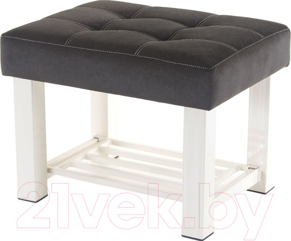 Изображение товара Банкетка AMC Lux 4 ткань с полкой / 4.2Б60323 (бежевый/коричневый/бежевый)