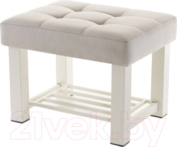 Изображение товара Банкетка AMC Lux 4 ткань с полкой / 4.2Б60333 (бежевый/бежевый/бежевый)