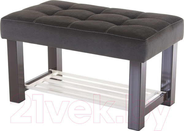 Изображение товара Банкетка AMC Lux 4 ткань с полкой / 4.2Б80223 (коричневый/коричневый/бежевый)