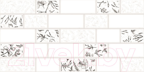 Изображение товара Декоративная плитка Керамин Мирабель 7Д (600x300)