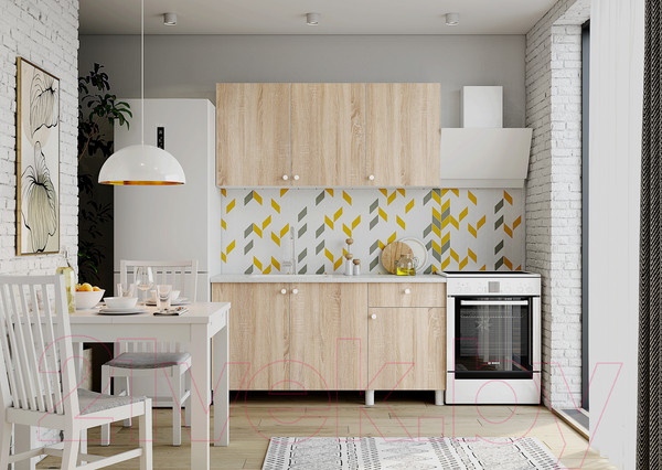 Изображение товара Кухонный гарнитур Горизонт Мебель Point 150 (сонома)