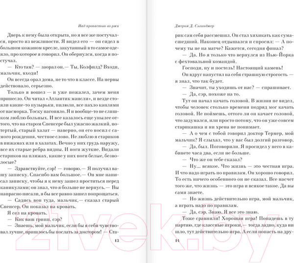 Изображение товара Книга Эксмо Над пропастью во ржи 2016г (Сэлинджер Дж.)