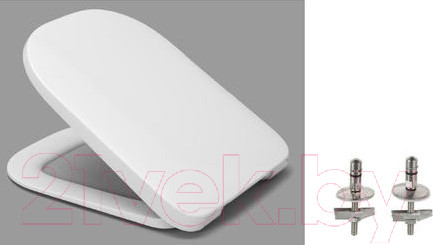 Изображение товара Унитаз подвесной Roca The Gap Clean Rim A34647L000 + 801472001