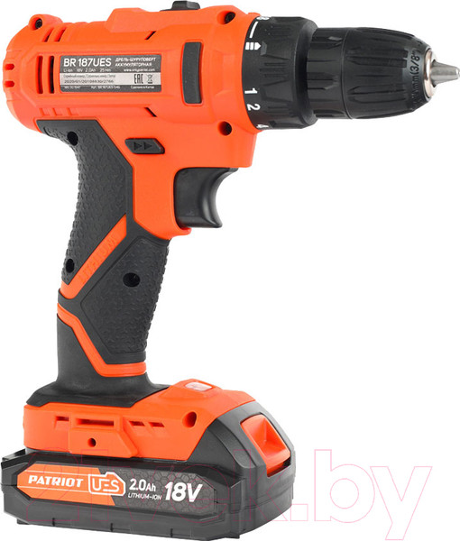 Изображение товара Аккумуляторная дрель-шуруповерт PATRIOT BR 187UES