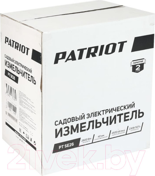 Изображение товара Садовый измельчитель электрический PATRIOT PT SE26